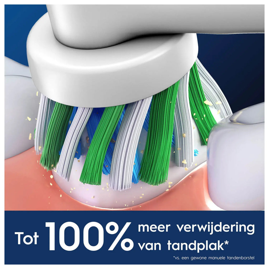 Oral-B Cross Action Pro Opzetborstels 4 Stuks Wit