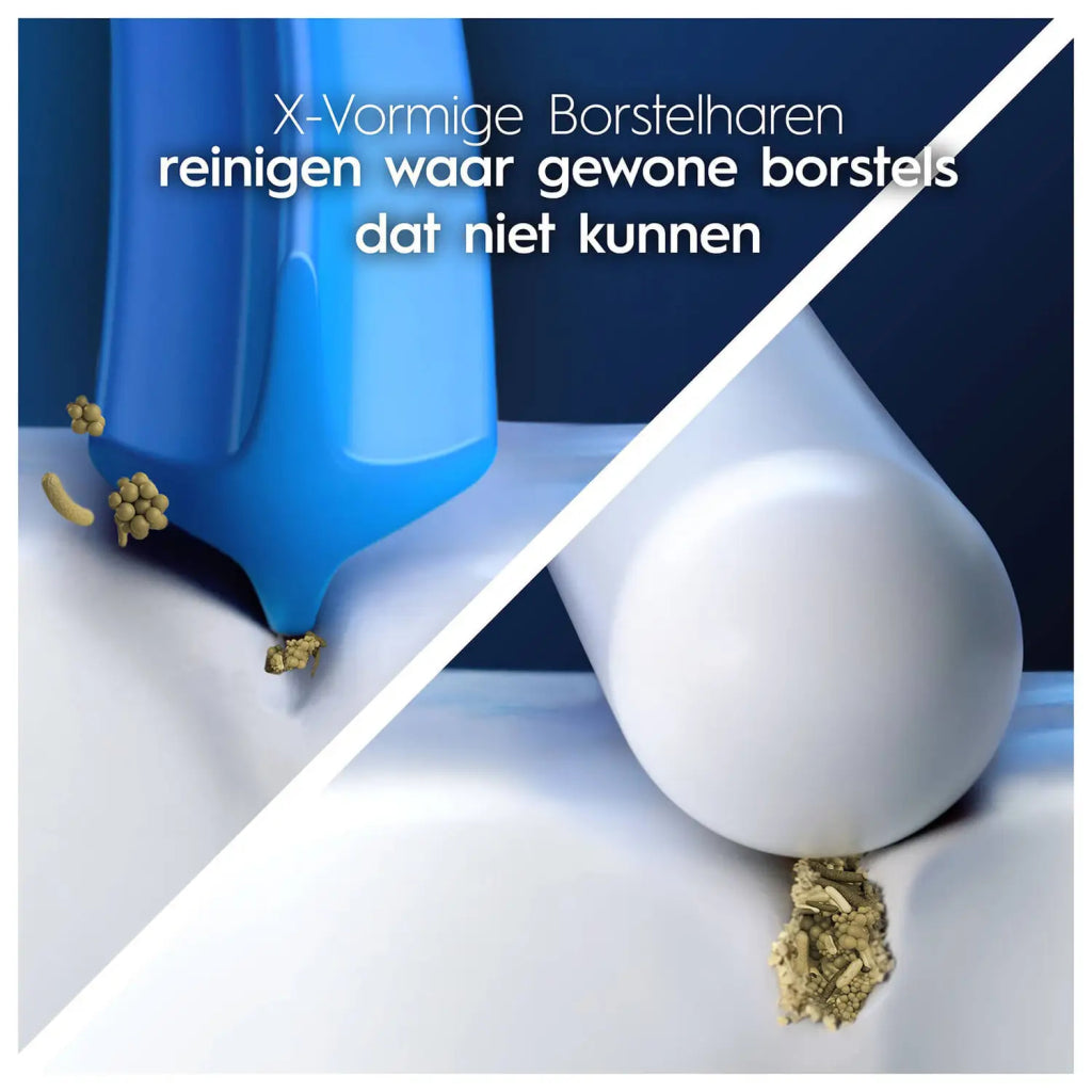 Oral-B Cross Action Pro Opzetborstels 4 Stuks Wit
