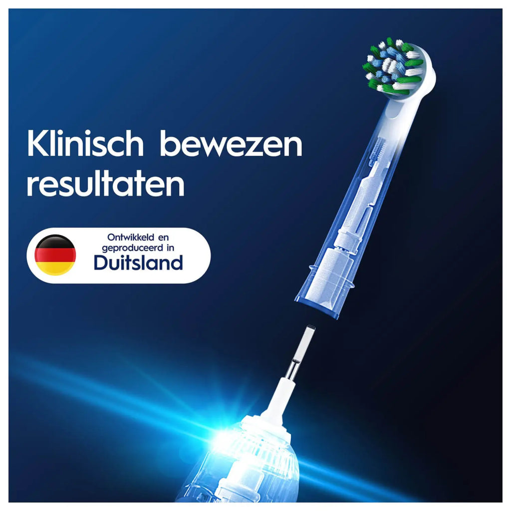 Oral-B Cross Action Pro Opzetborstels 4 Stuks Wit