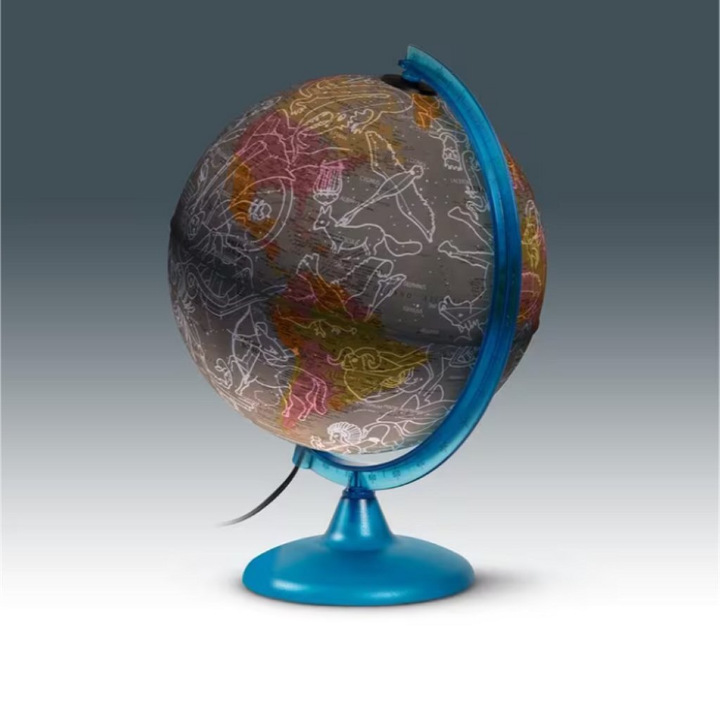 Kangaro Nova Rico Nr-0325Gnnd-Nr Kinderwereldbol Dag &Amp; Nacht 25 Cm + Led-Verlichting