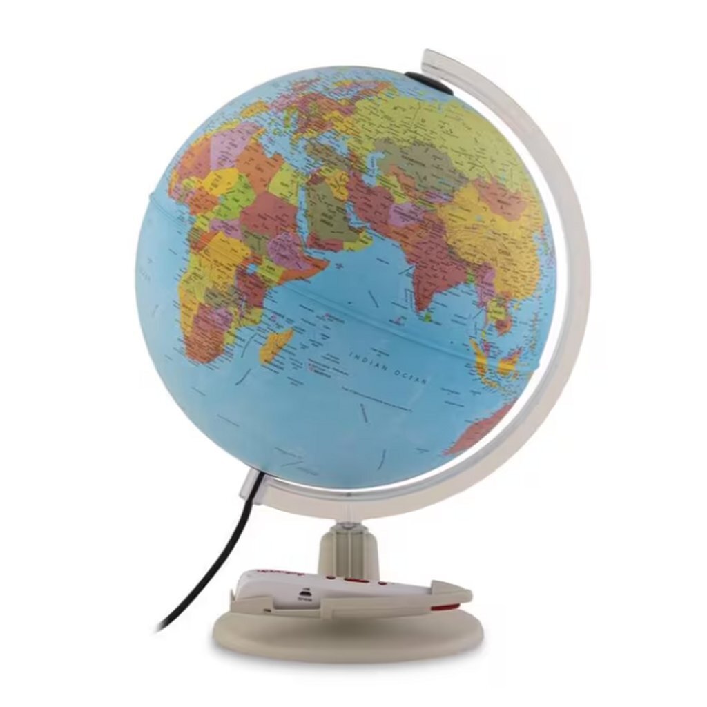 Kangaro National Geographic Nr-0330P2P2-Fr Parlamondo Wereldbol Franstalig + Interactieve Pen + Verlichting