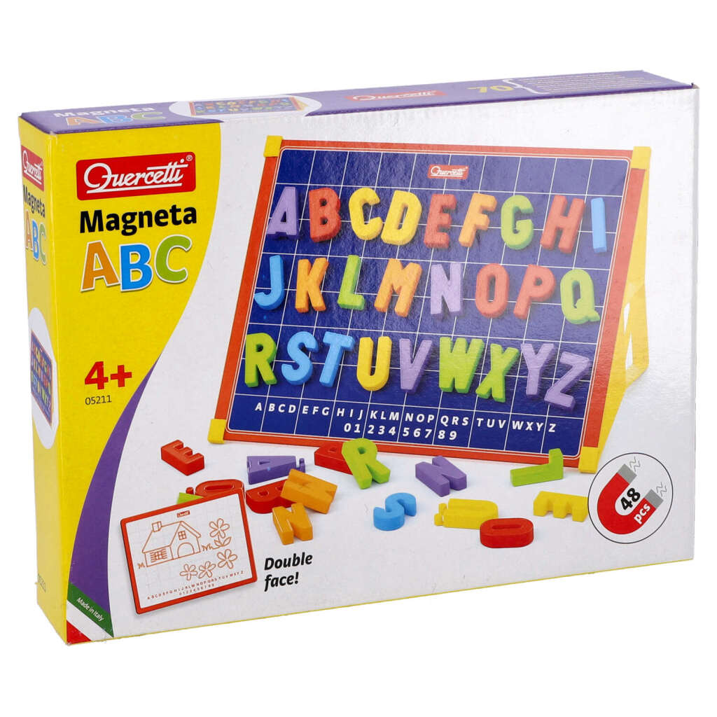 Quercetti Abc Magneetbord 48-Delig