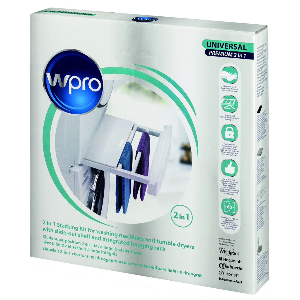 Wpro Skp101 Universele Stapelkit Met Droogrek