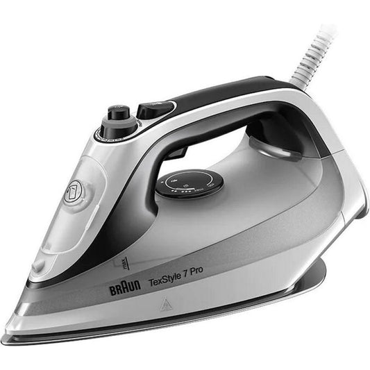 Braun Si7149Wb Wt/Zw Texstyle7 Pro Stoomstrijkijzer Zwart/Wit