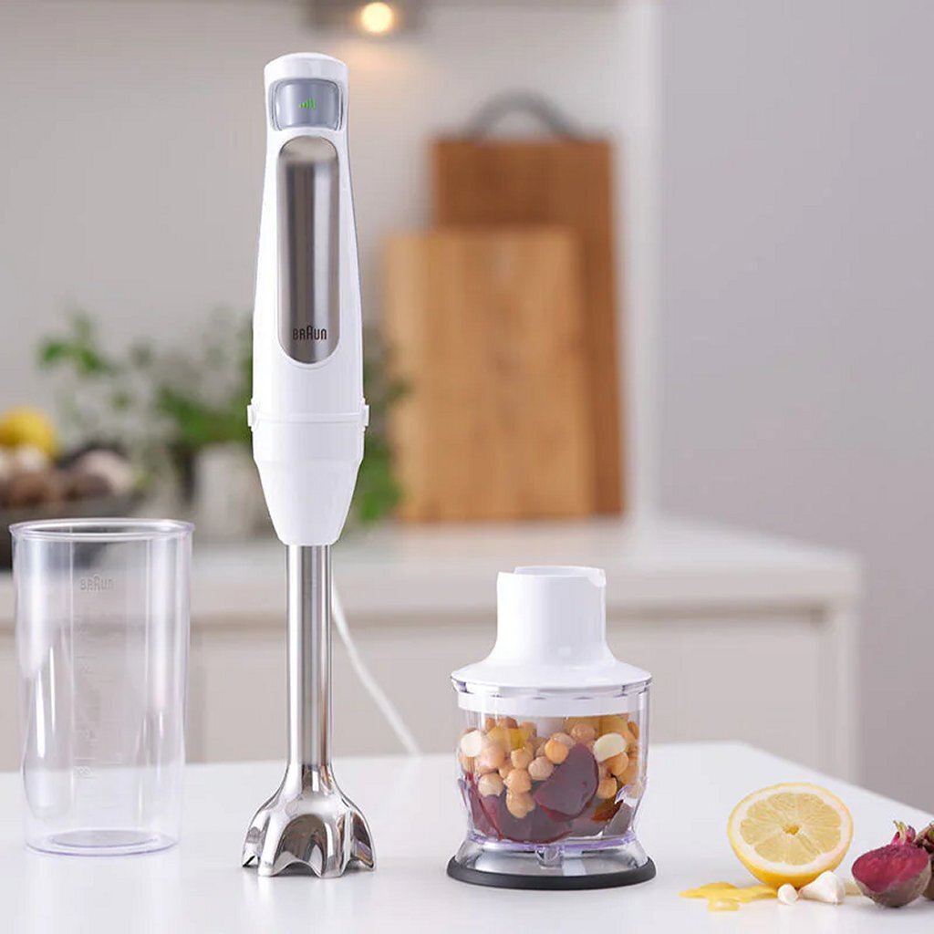 Braun Mq7020 Multiquick 7 Staafmixer Wit/Rvs