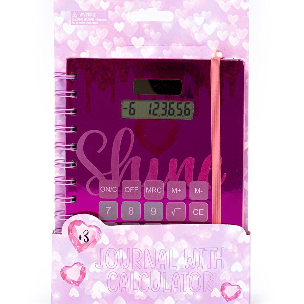 Overige Merken Dream Big Notitieboekje Met Calculator Roze