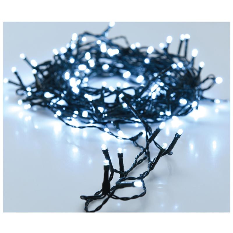 Kerstverlichting 180 Led- 13.5M - Wit - Timer - Lichtfuncties - Geheugen - Buiten