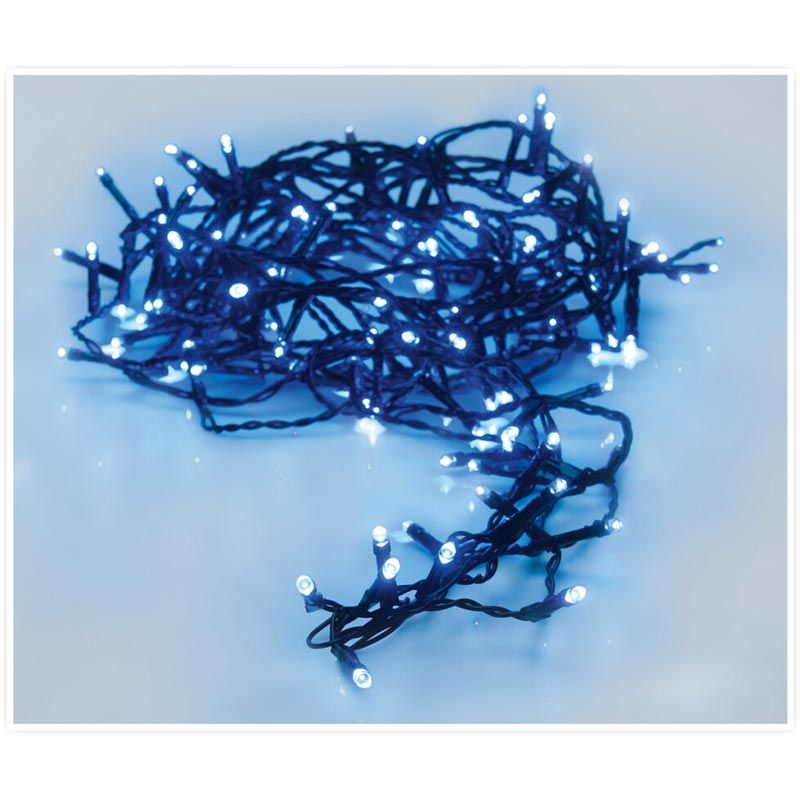 Kerstverlichting 320 Led- 24M - Blauw - Timer - Lichtfuncties - Geheugen - Buiten