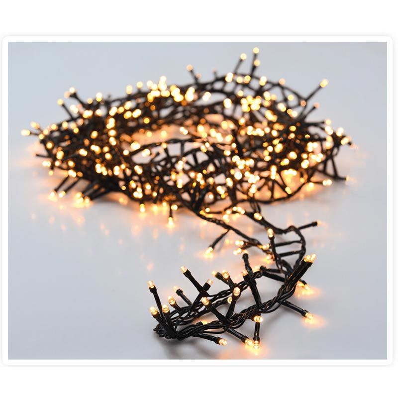 Microcluster - 700 Led - 14M - Warm Wit - Timer - Lichtfuncties - Geheugen - Buiten