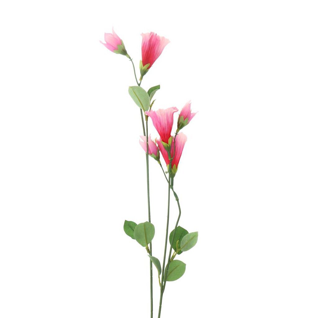 Overige Merken Kunstbloem Campanula 60 Cm Licht Roze/Zijde