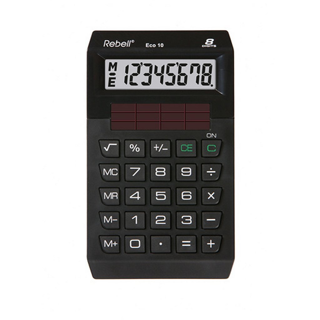 Rebell Re-Eco10-Bx Calculator Eco 10 Zwart