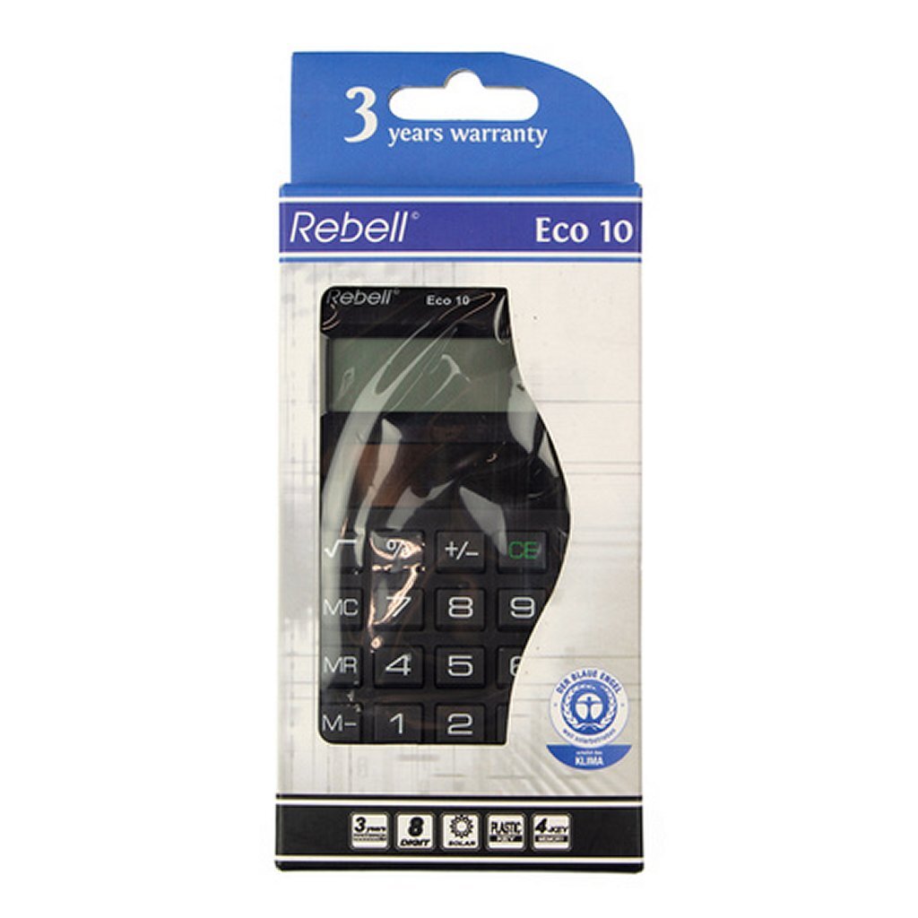 Rebell Re-Eco10-Bx Calculator Eco 10 Zwart