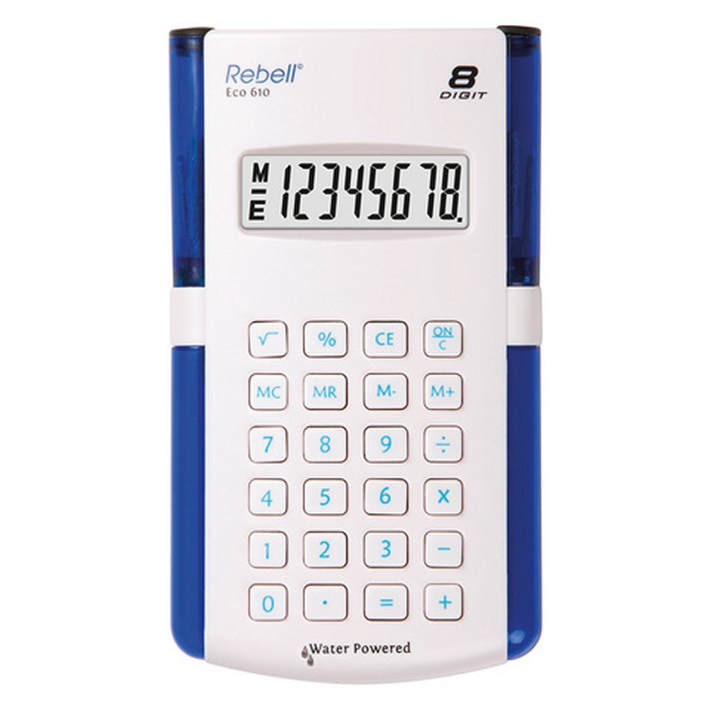 Rebell Re-Eco610-Wb Calculator Eco 610 Wit
