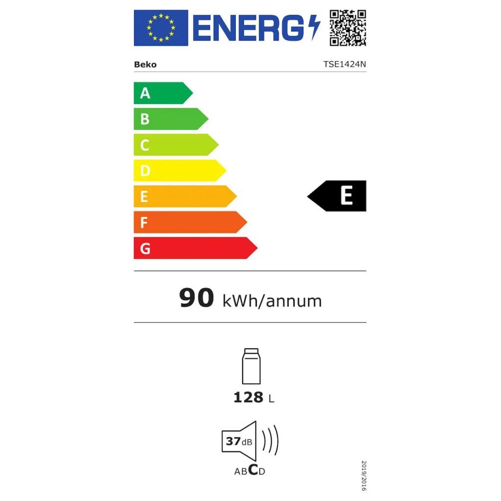 Beko Tse1424N Koelkast 128L Wit