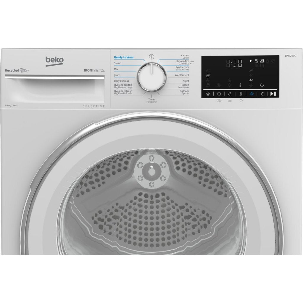 Beko B5T68243W2 Warmtepompdroger 8 Kg Wit