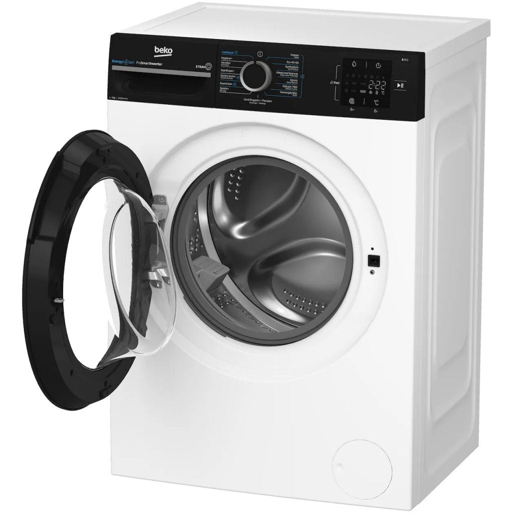 Beko Bm3Wfu3741B Wasmachine 7 Kg Wit/Zwart