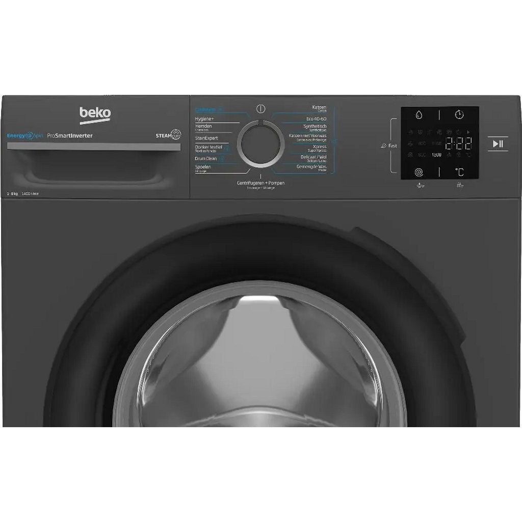 Beko Bm3Wft3841A Wasmachine 8 Kg Antraciet
