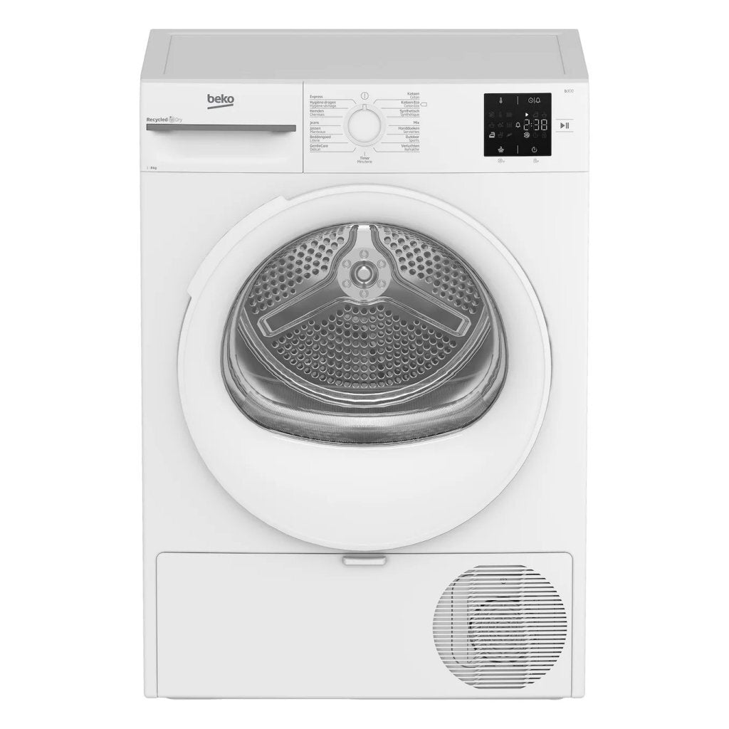 Beko Bm3T38232Cw Warmtepompdroger 8 Kg Wit