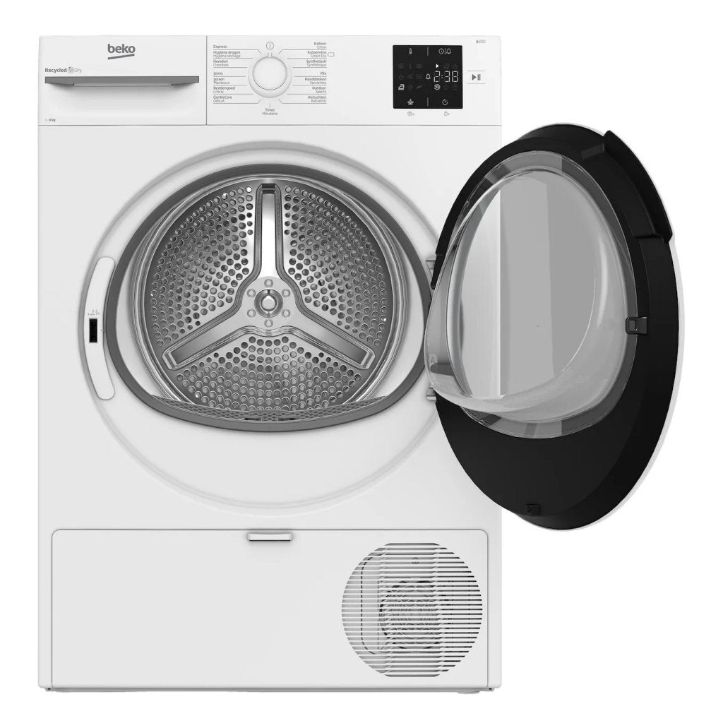 Beko Bm3T38232Cw Warmtepompdroger 8 Kg Wit