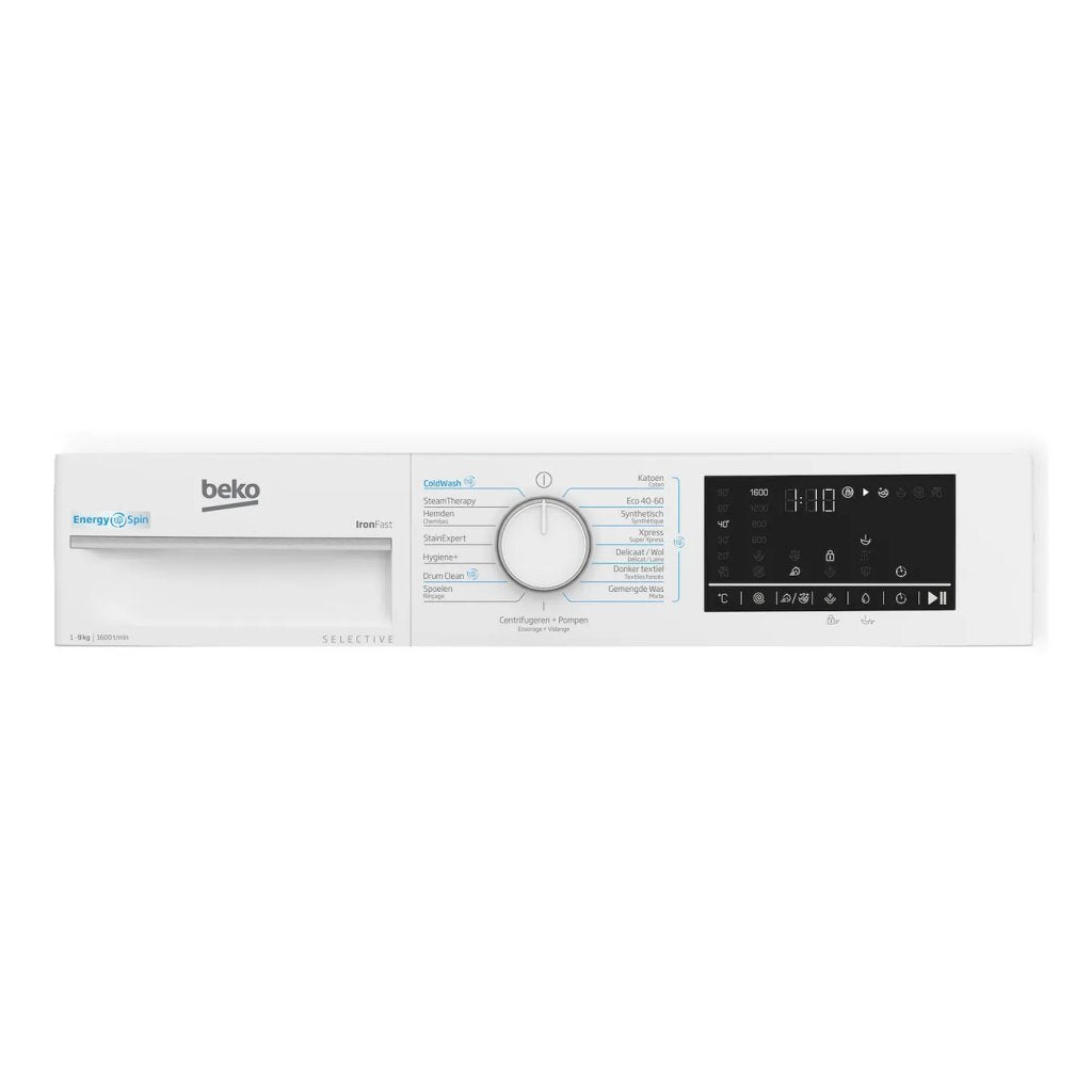 Beko B3Wm49610W2 Wasmachine 9 Kg Wit