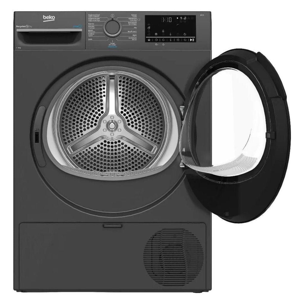 Beko Bm3T3824A Warmtepompdroger 8 Kg Antraciet
