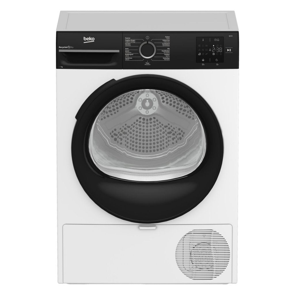 Beko Bm3T3722B Warmtepompdroger 7 Kg Wit/Zwart
