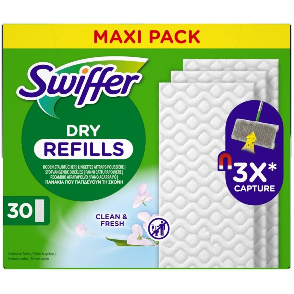 Swiffer Dry Fresh Vloerdoekjes 30 Stuks
