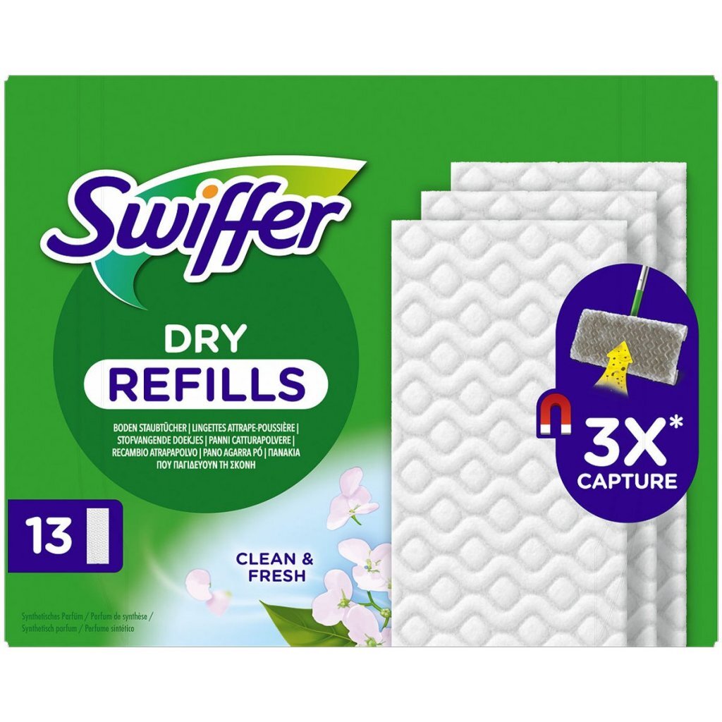 Swiffer Dry Refill Fresh Vloerdoekjes 13 Stuks