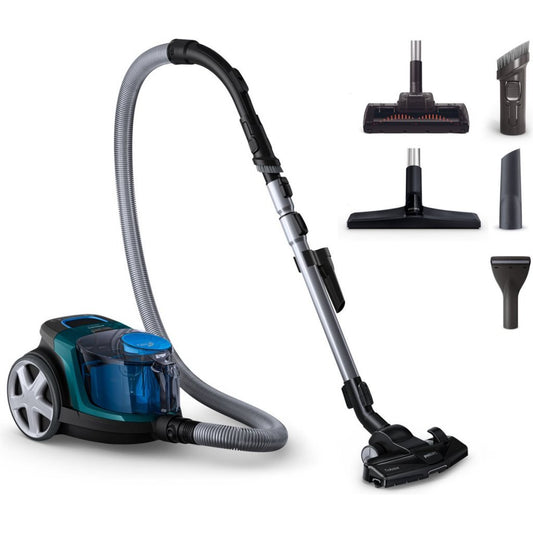Philips Fc9334/09 Powerpro Compact Stofzuiger 900W Zwart/Blauw/Groen/Grijs