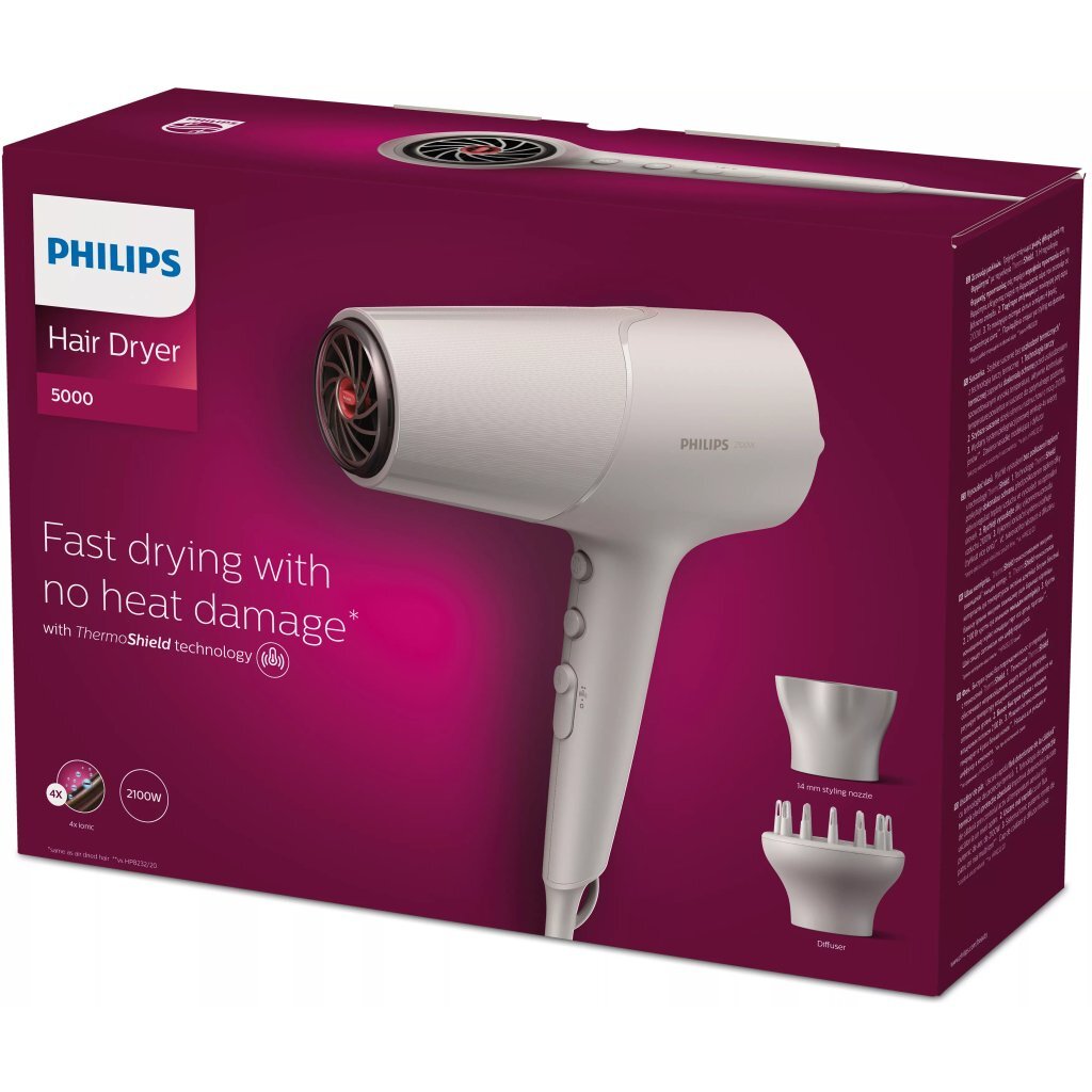 Philips Bhd501/20 F&Ouml;Hn 2100W Wit