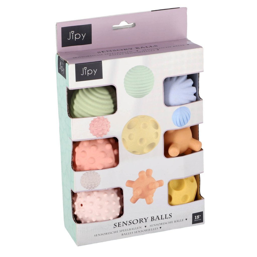 Jipy Bioplastic Speel- En Leer Ballen 6 Stuks
