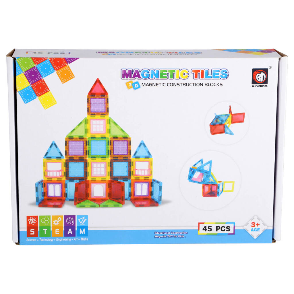Overige Merken Magnetische Tegels 45-Delig