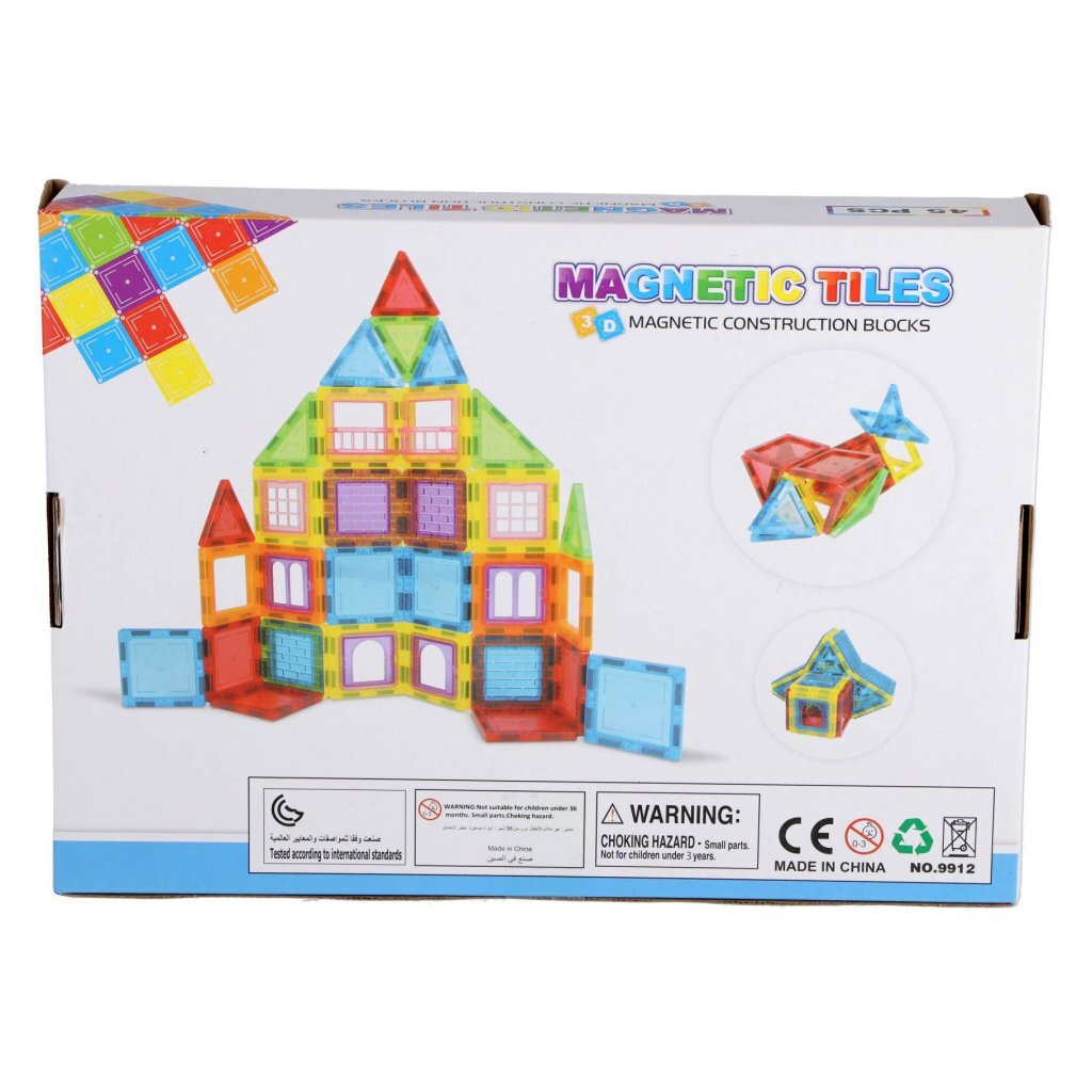 Overige Merken Magnetische Tegels 45-Delig