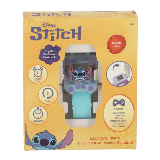 Disney Stitch Speel En Leer Horloge Lichtblauw