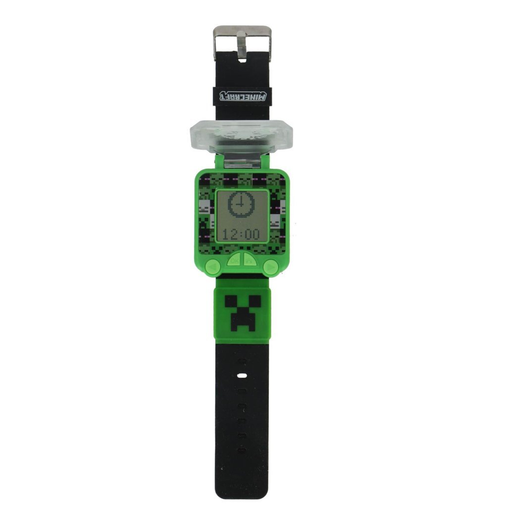 Overige Merken Minecraft Speel En Leer Horloge Groen/Zwart