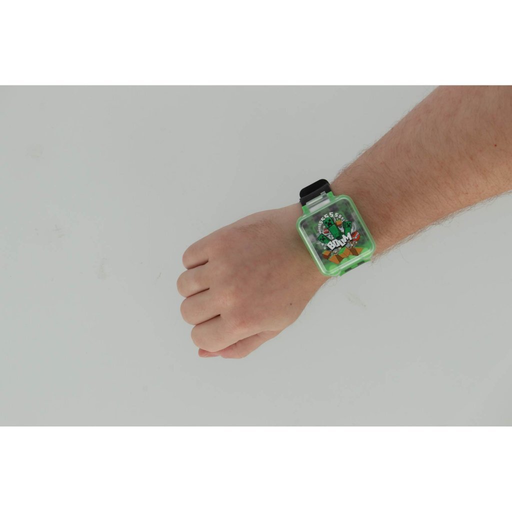 Overige Merken Minecraft Speel En Leer Horloge Groen/Zwart