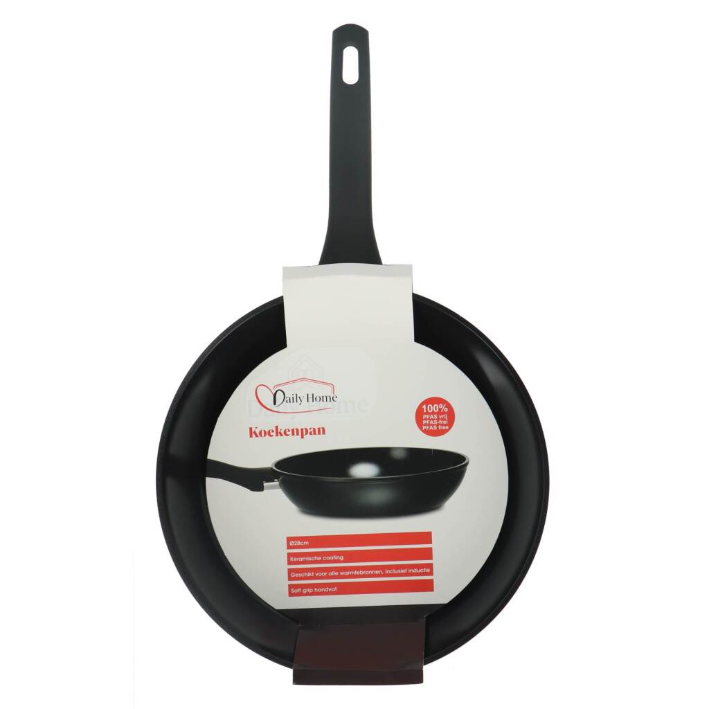 Daily Home Koekenpan 28 Cm Zwart