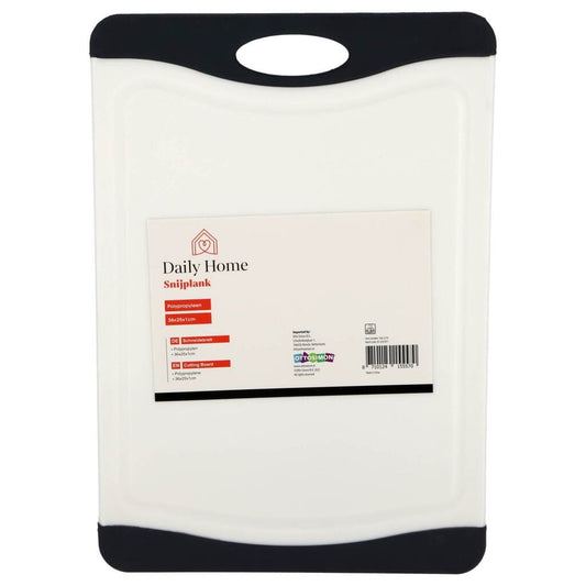 Daily Home Snijplank 36.8X25.5 Cm Zwart/Wit