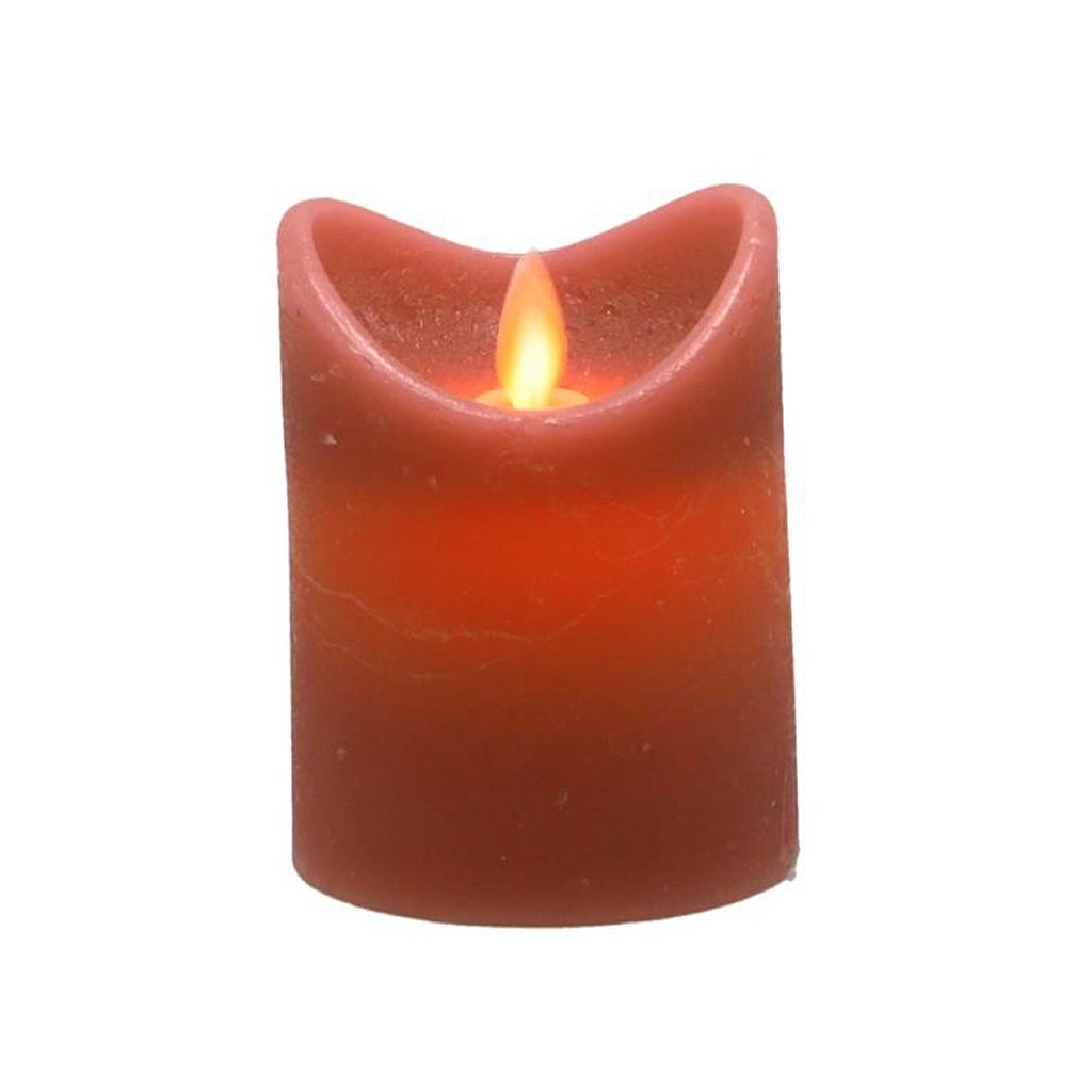 Daily Home Led Kaars 7.5X10 Cm Roze