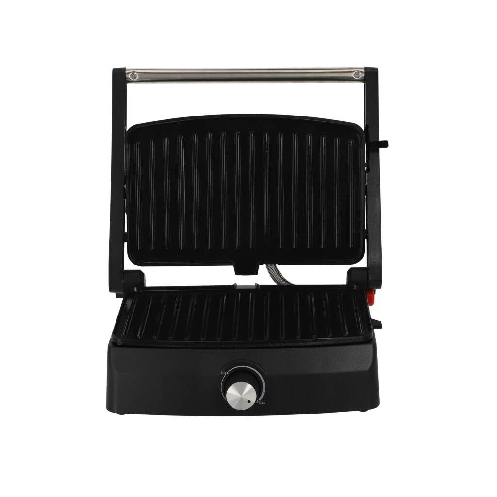Daily Home Contactgrill 750W Zwart/Zilver