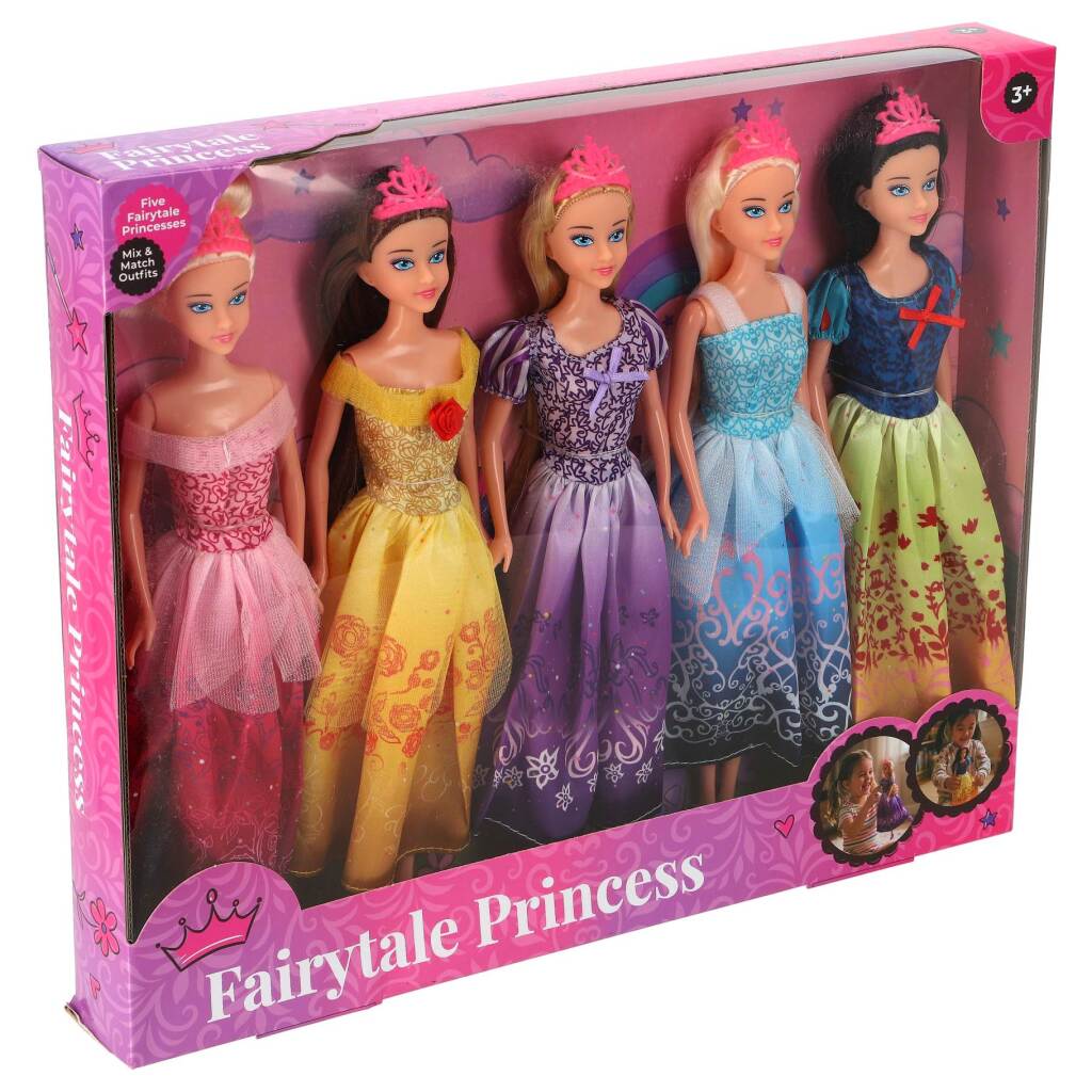 Fleur Princess Tienerpoppen 5 Poppen