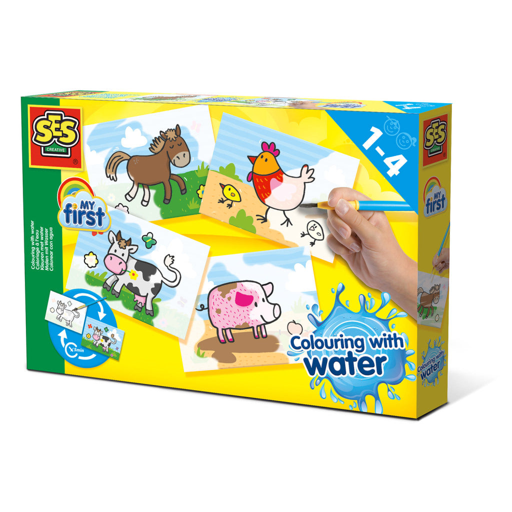 Ses Creative My First Kleuren Met Water Boerderijdieren