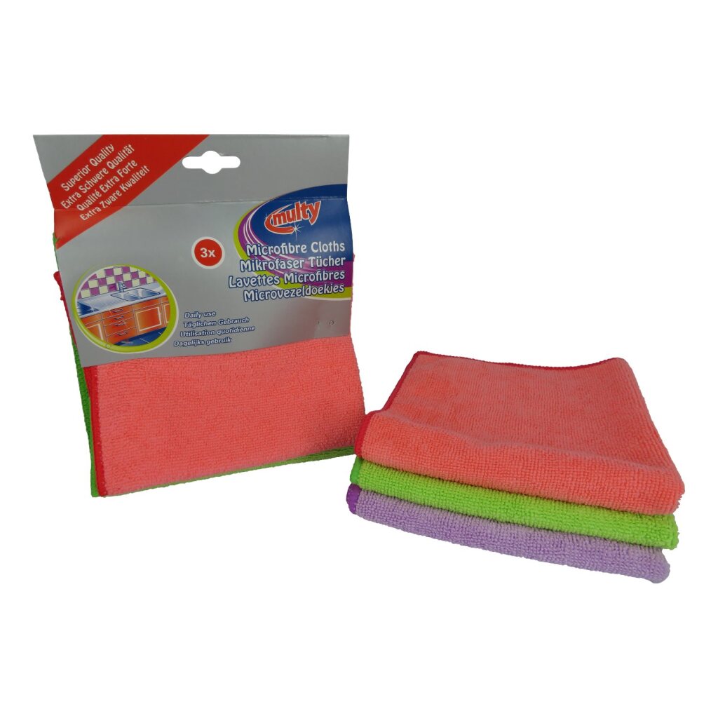 Multy Microvezeldoekjes Voor Dagelijks Gebruik 3 Stuks