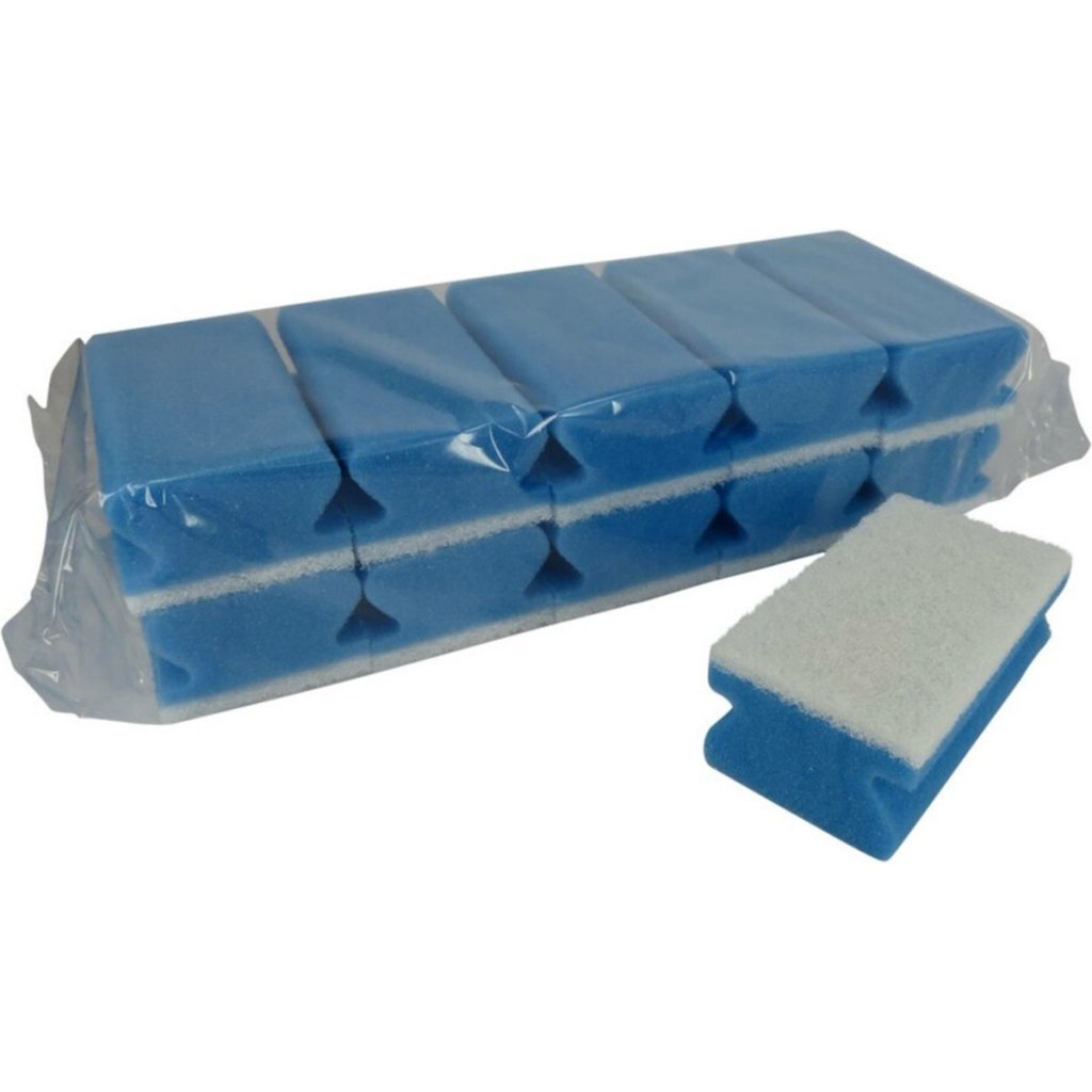 Multy Greepsponsen 10 Stuks Blauw/Wit