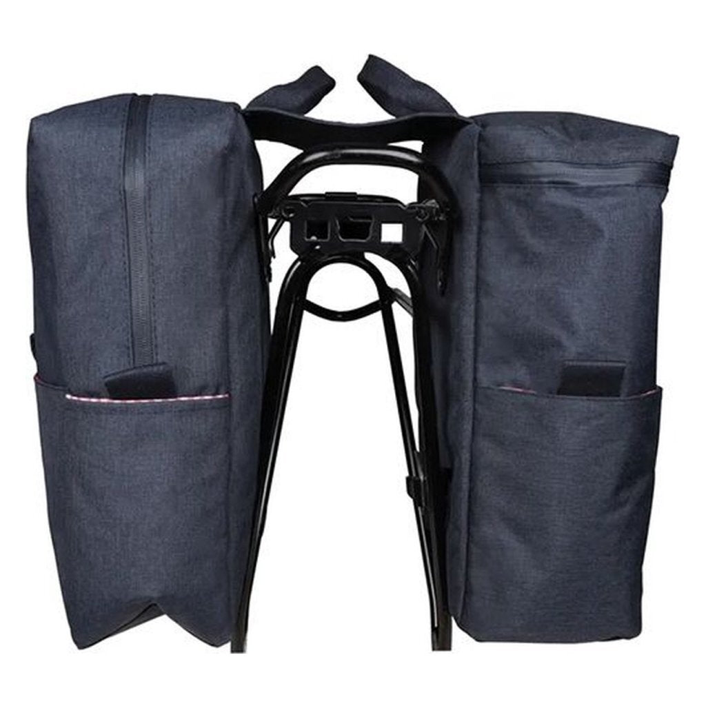 Toppoint Fietstas Met Picknick Set 26X13X34 Cm Donkerblauw