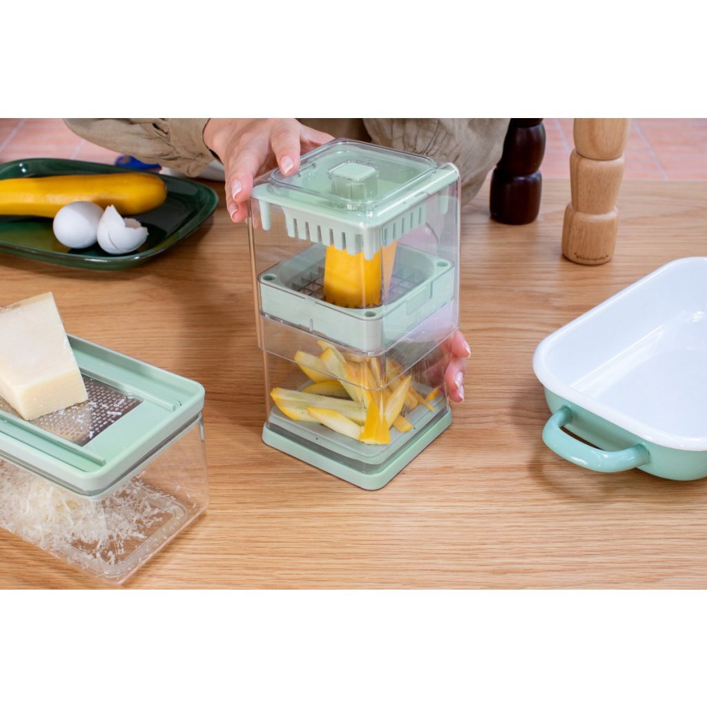 Brabantia Tasty+ Groentesnijder Jade Groen/Transparant