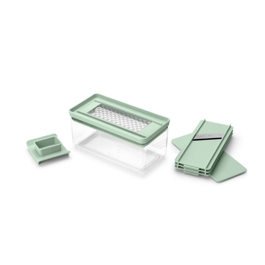 Brabantia Tasty+ Mandoline Set Jade Green/Transparant
