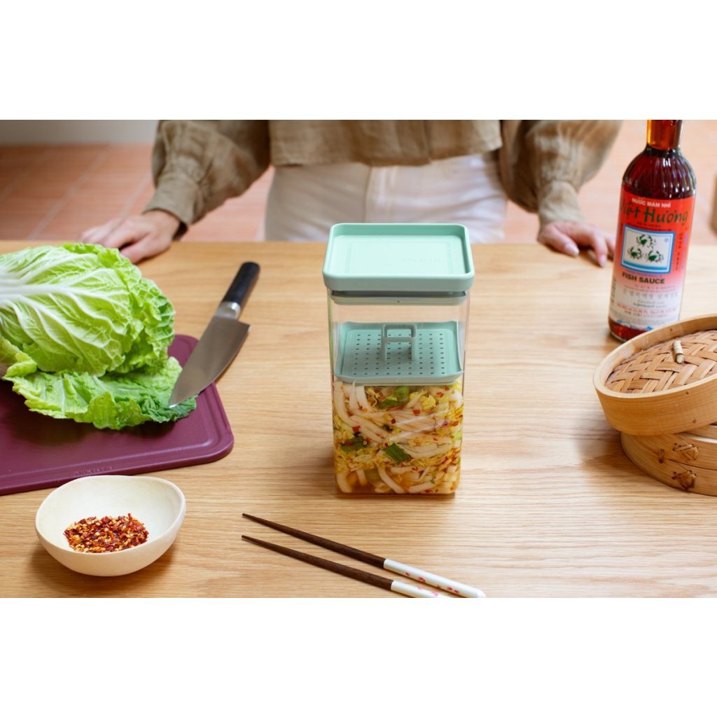 Brabantia Tasty+ Fermentatiekit Jade Groen/Transparant