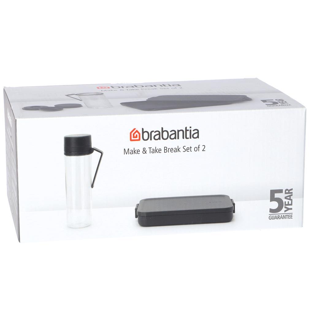 Brabantia Make And Take Breakset 2-Delig Donkergrijs