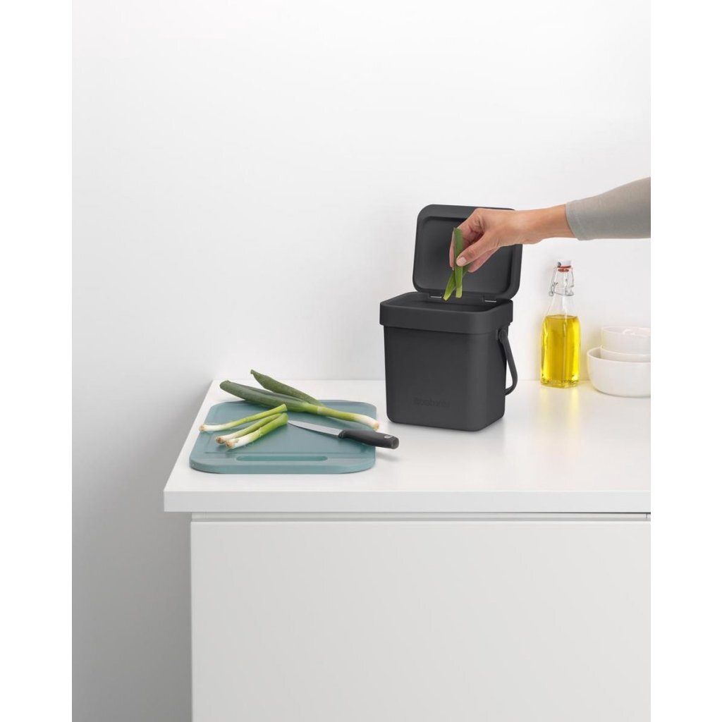 Brabantia Sort &Amp; Go Afvalbakje 3L Grijs